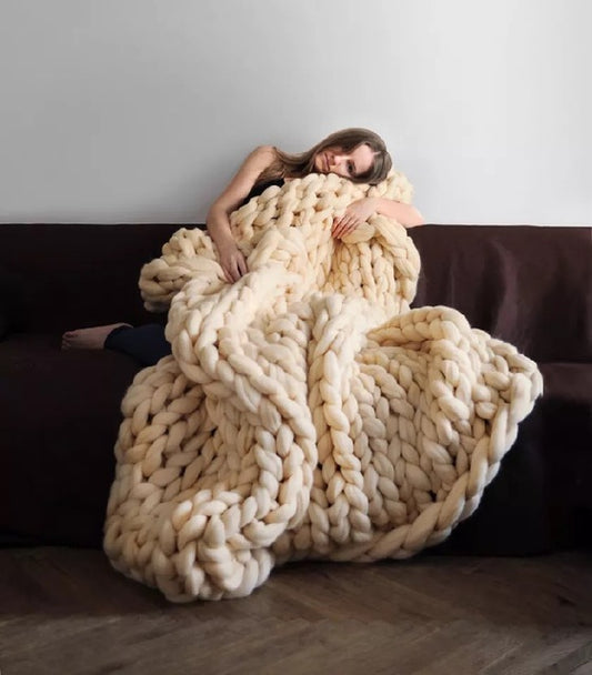 Super Chunky Knit Blanket