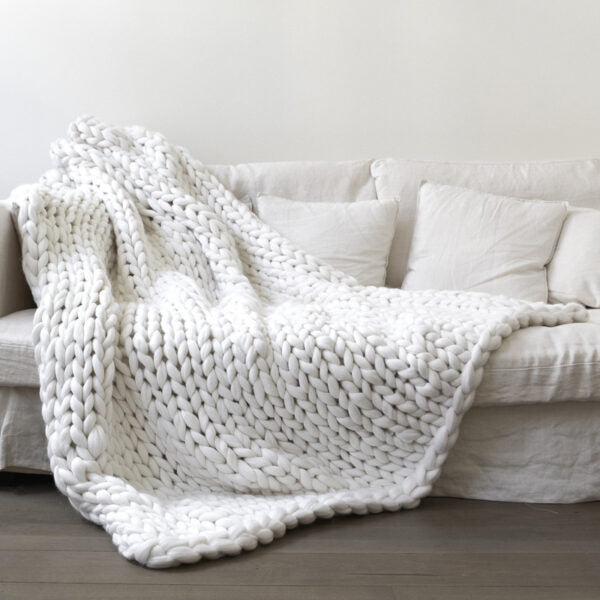 Super Chunky Knit Blanket