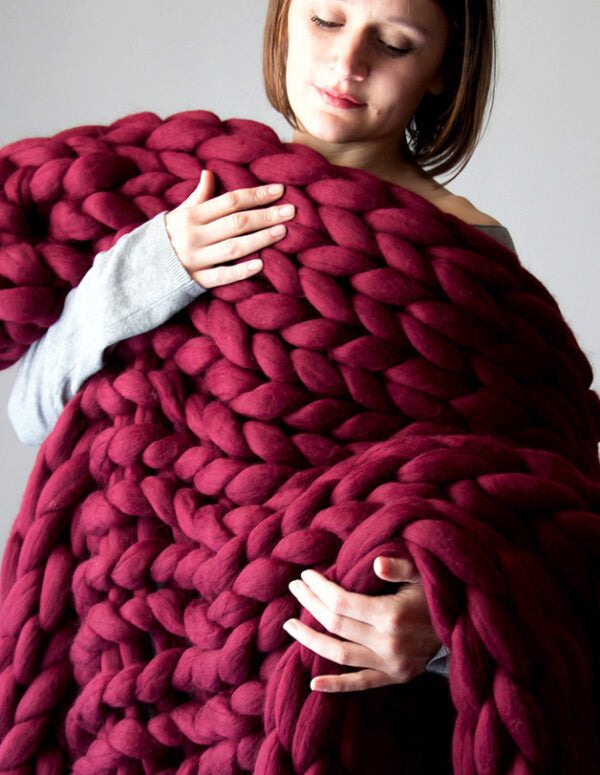 Super Chunky Knit Blanket