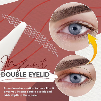 Glue-Free Invisible Double Eyelid Sticker（120 Strips / Pack）