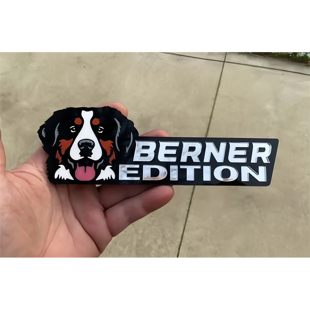 Dog Car Badge Laser Cutting Car Emblem