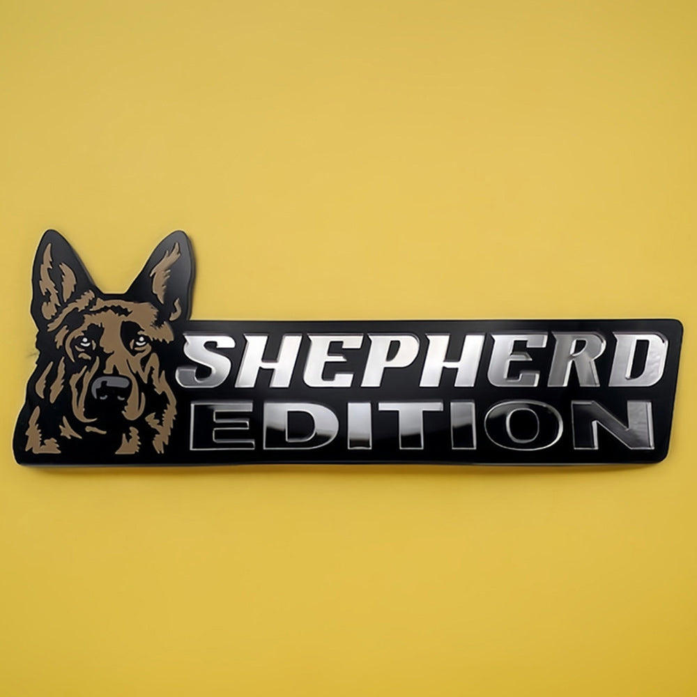 Dog Car Badge Laser Cutting Car Emblem