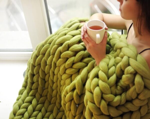 Super Chunky Knit Blanket