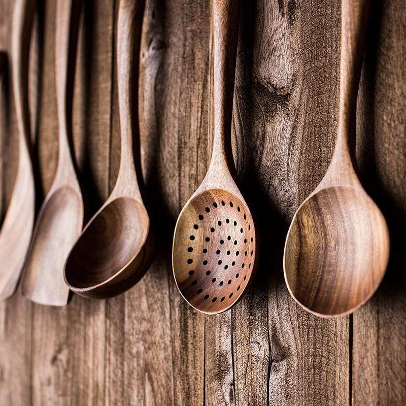 Teak Wooden Utensil Sets