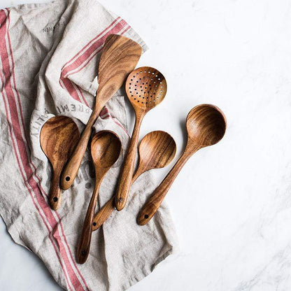 Teak Wooden Utensil Sets