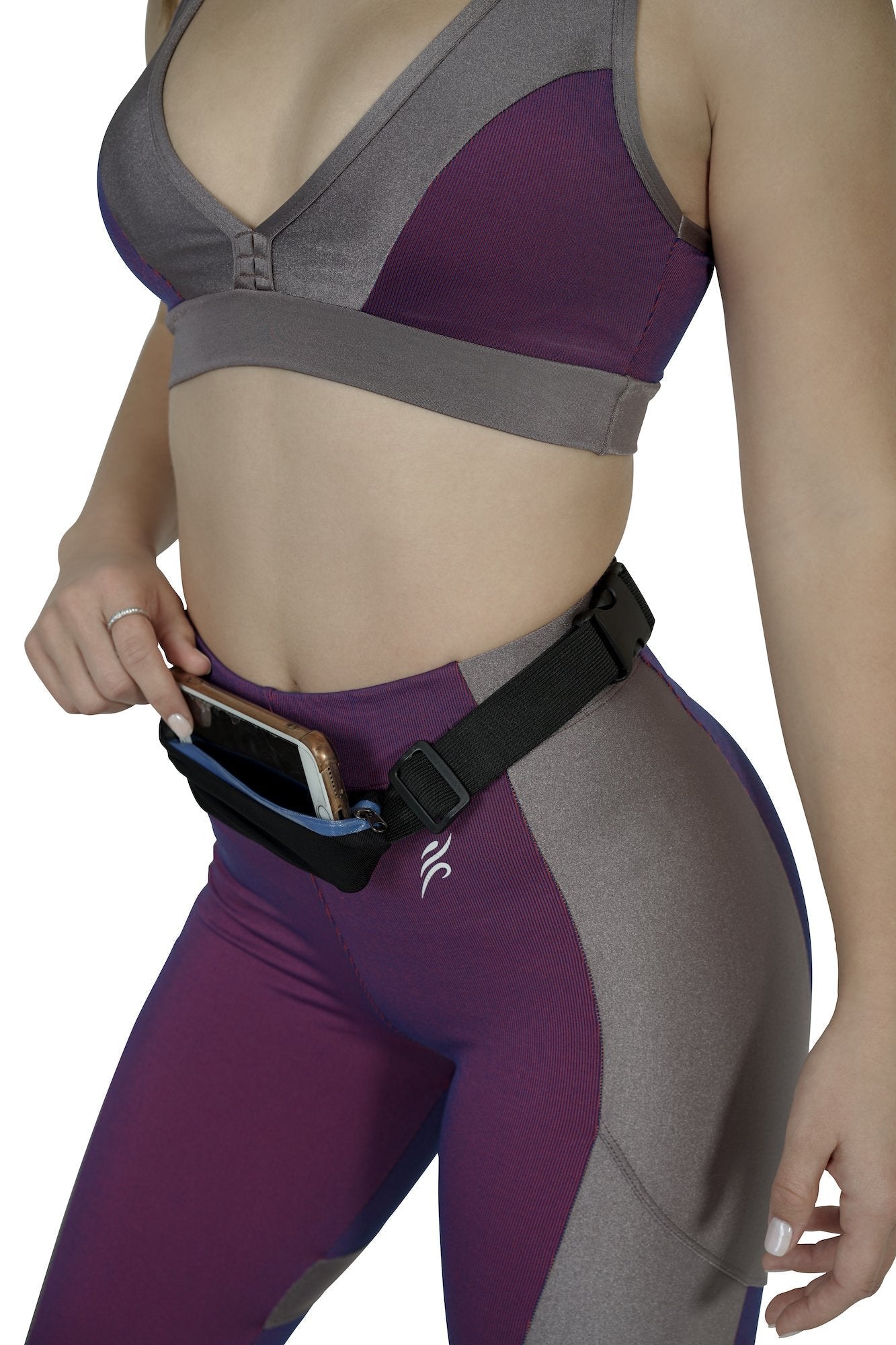 Stride Dual Pocket Running Belt and Travel Fanny Pack for All Outdoor