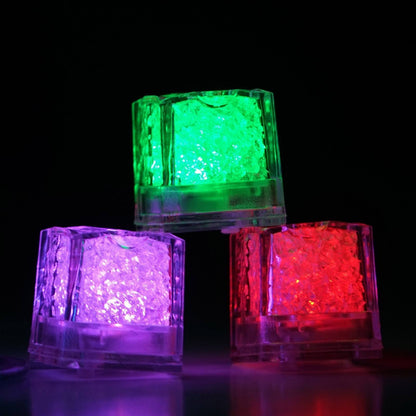 12 Pack | Multicolor Light Up LED Submersible Ice Cubes, Waterproof with Adjustable Light Modes