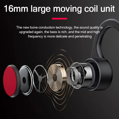 Bone Conduction Headphones | Bluetooth 5.3, IP56 Waterproof & Active Noise Cancellation for Sports and Daily Use