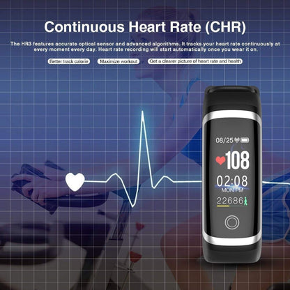 Fitness Tracker Watch Monitor Blood Pressure & Heart Rate
