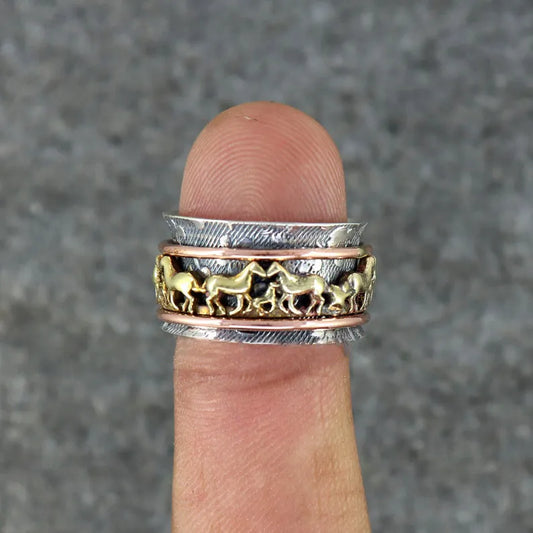 Horse Spinner Ring