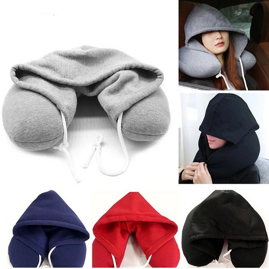 U Shape Neck Hooded Pillow