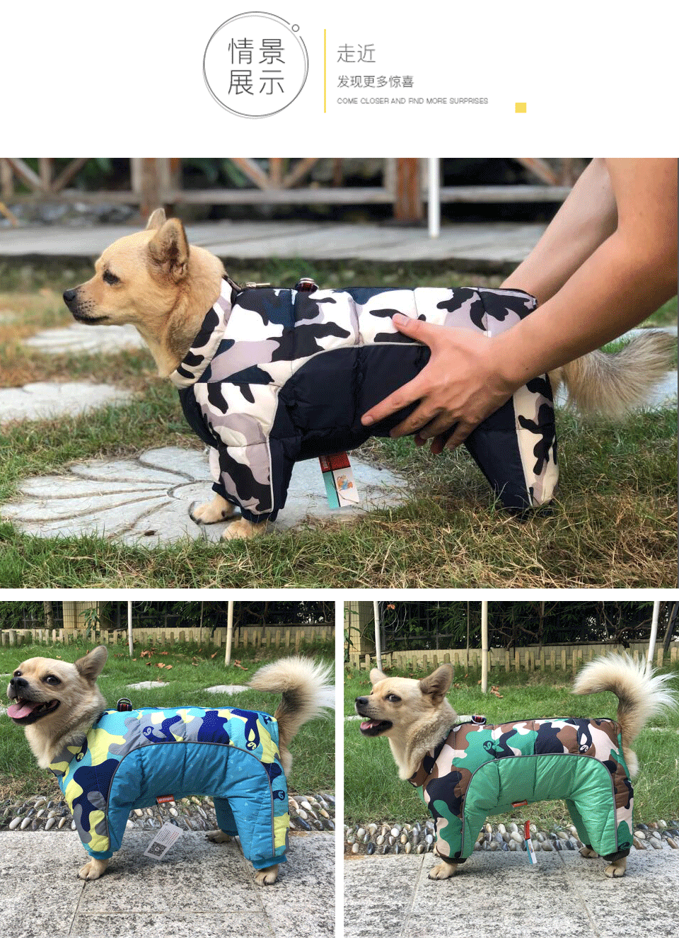 Warm Dog Jacket Pet Winter Coat