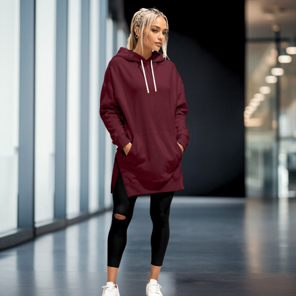 Oversized Soft Hoodie Dress