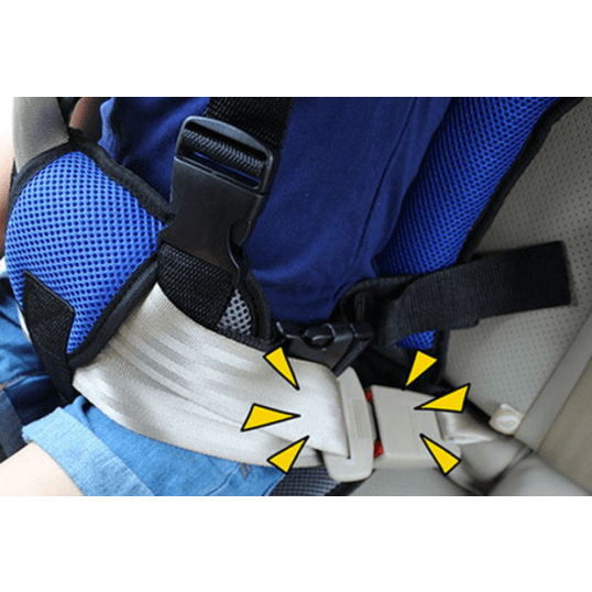 Child Secure Seatbelt Vest - Portable Safety Seat Gray