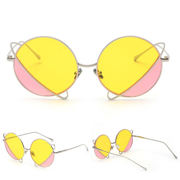 Alloy Frame Saturn's Ring Sunglasses