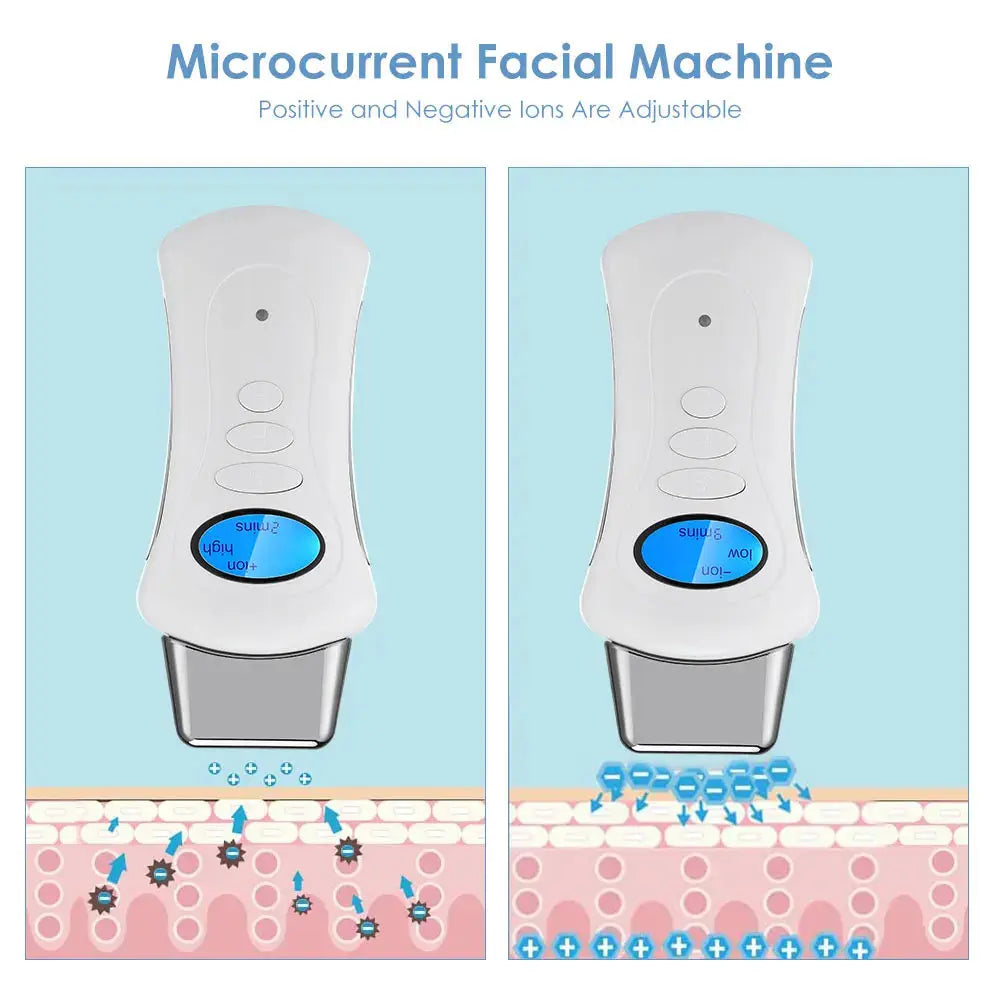 Galvanic Microcurrent Facial Machine for Skin Rejuvenation, Anti-Wrinkle Face Lifting, Tightening & Body Slimming Skin Care Tool