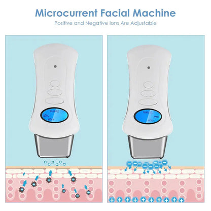 Galvanic Microcurrent Facial Machine for Skin Rejuvenation, Anti-Wrinkle Face Lifting, Tightening & Body Slimming Skin Care Tool