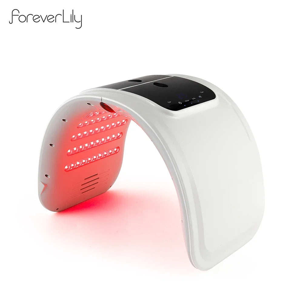 7-Color LED Photon Face Mask & Nano Spray Machine - Skin Rejuvenation Anti-Aging Home Therapy