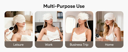 Graphene Heated Head Massager Air Pressure & Eye Compress – Stress Relief Sleep Aid 2026