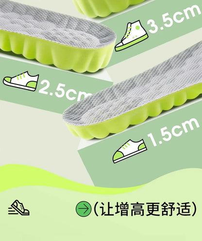 Height Increase Insoles EVA – Breathable, Shock-Absorbing, Lightweight Sports Air Insole 2026