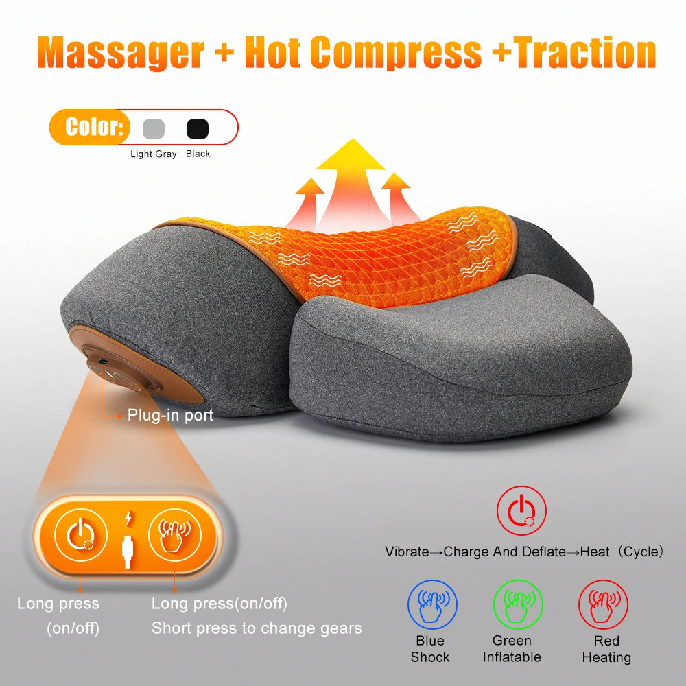 Ultimate Heated Neck Massager Pillow