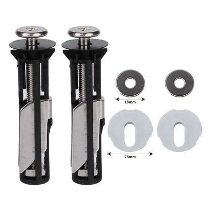 Universal Toilet Seat Replacement Bolt Kit (2 Pack)