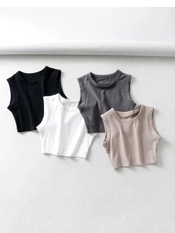 Cropped Sleeveless Top