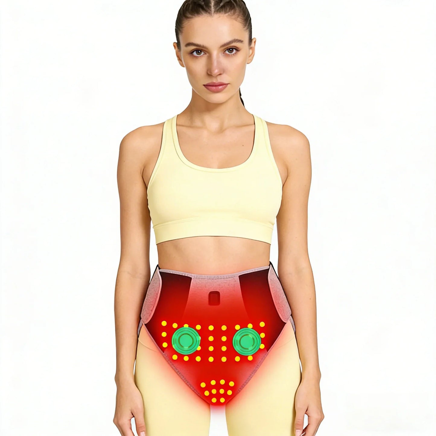 Red Light Heated Underwear with Abdominal Massager – Uterus Warming Menstrual Cramp Relief Wearable 2026