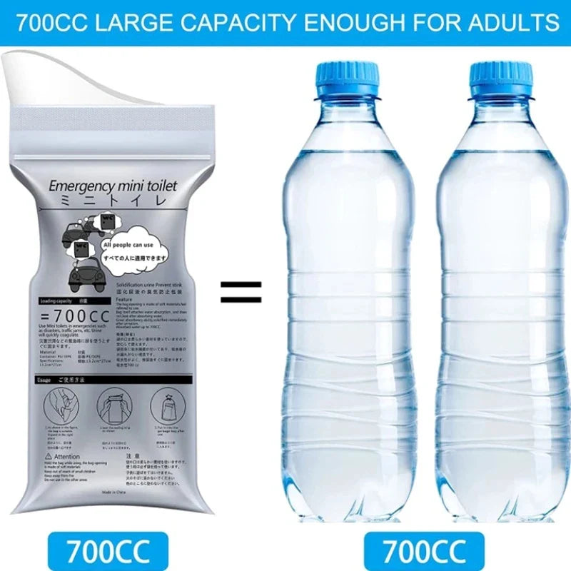 Portable Emergency Urine Bags (700ml) (I)