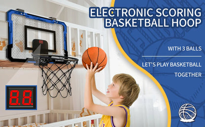 Basketball Hoop For Kids Wall Mounted Mini Backboard Set Indoor Outdoor Play Back To School 2026 Gift