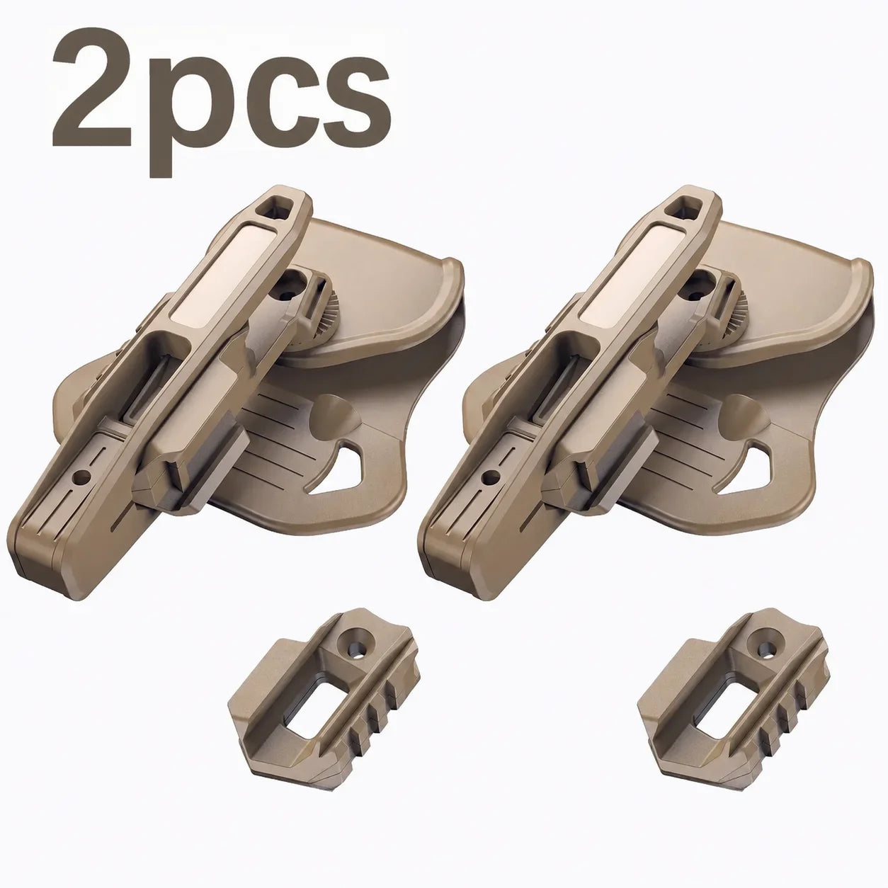 Nylon Pistol Belt Holster - Universal Fit for Double Stack 9mm Handguns, Airsoft and Outdoor Carry
