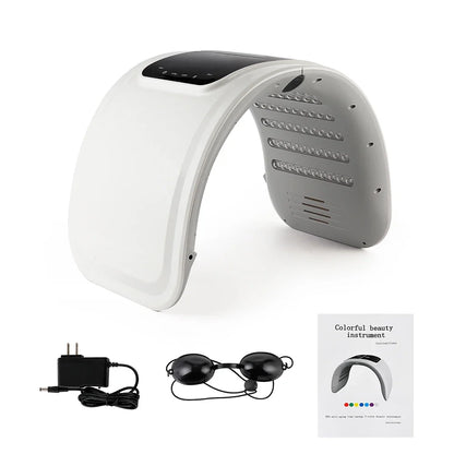 7-Color LED Photon Face Mask & Nano Spray Machine - Skin Rejuvenation Anti-Aging Home Therapy
