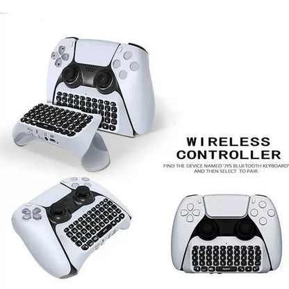 Wireless Bluetooth Keyboard for PS5 Controller
