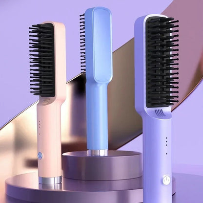 Rechargeable Frizz Away Hair Smoothing Comb