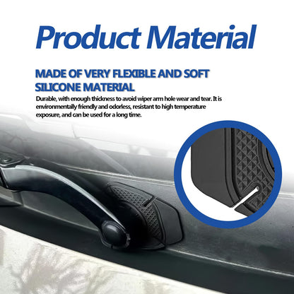 Car Windshield Wiper Arm Hole Protection Cover (2 Pcs) (D)