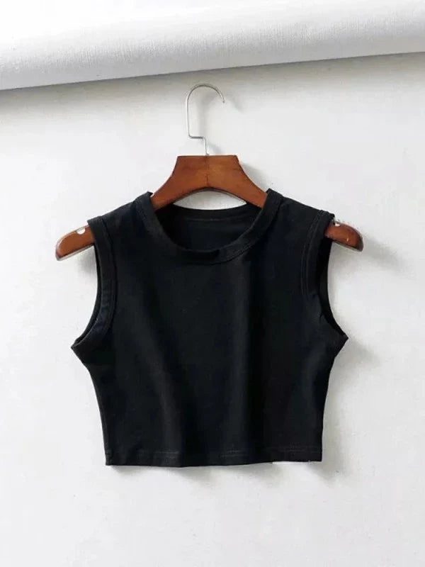 Cropped Sleeveless Top