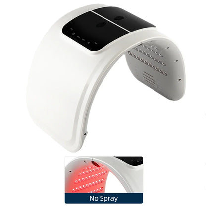 7-Color LED Photon Face Mask & Nano Spray Machine - Skin Rejuvenation Anti-Aging Home Therapy