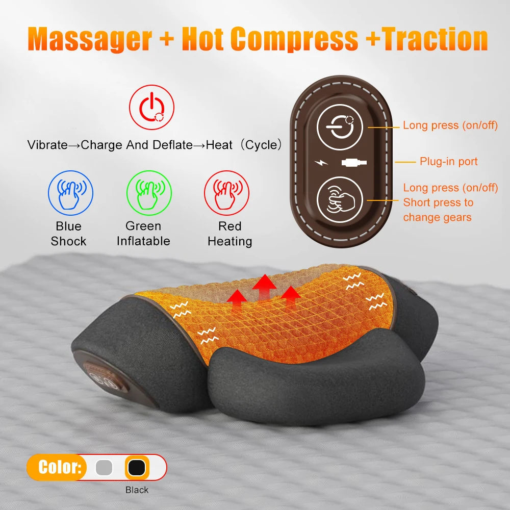 Ultimate Heated Neck Massager Pillow