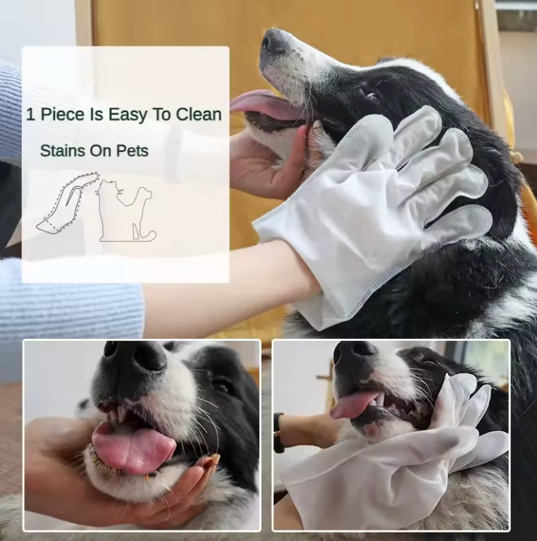 WagGlove™ - Natural Deodorizing Wipes for Sensitive Pets