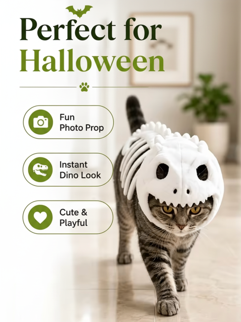 WagSpook™ - Dino Skeleton (Glow in Dark)