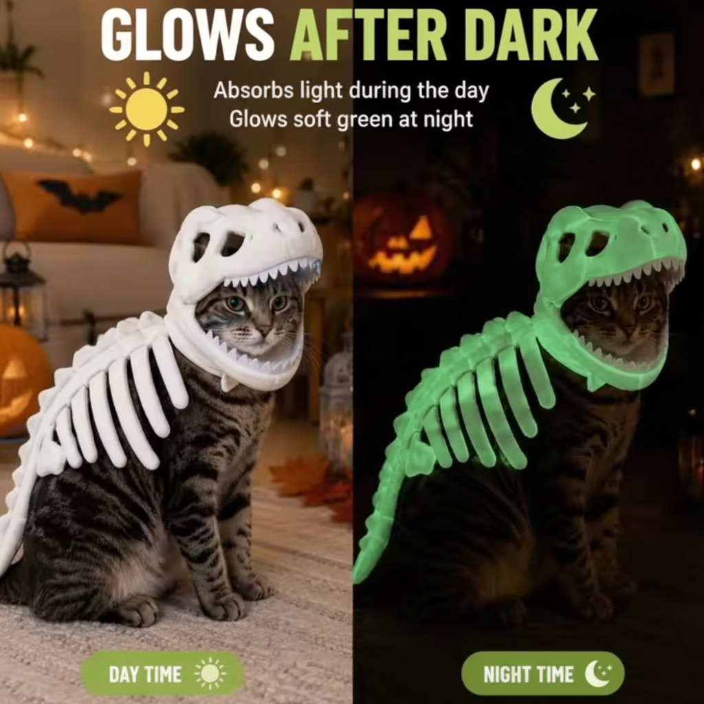 WagSpook™ - Dino Skeleton (Glow in Dark)