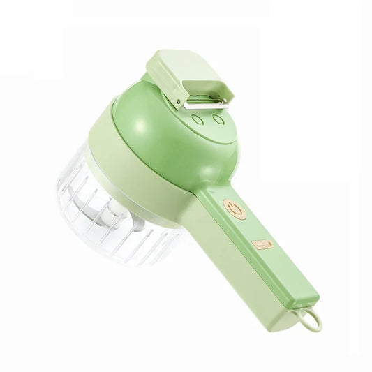 in 1 Handheld Electric Vegetable Cutter Set Multifunctional Hand Held Food Processor Portable Wireless Vegetable Chopper Slice