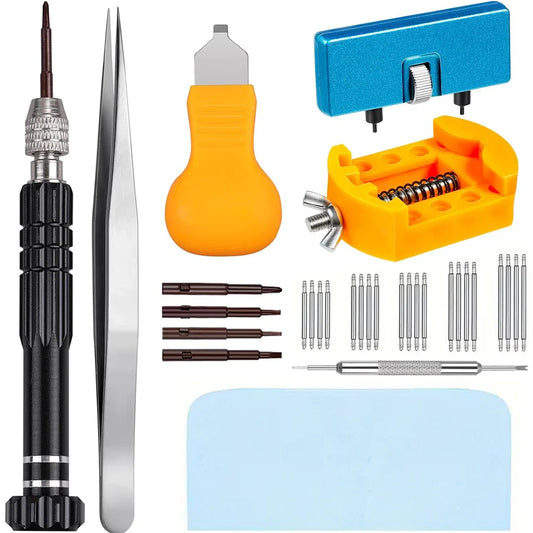 Watch Repair Tool Kit All In One 31-Piece Set Fall 2026 DIY Repair Kit With Screwdrivers Case Opener Tweezers