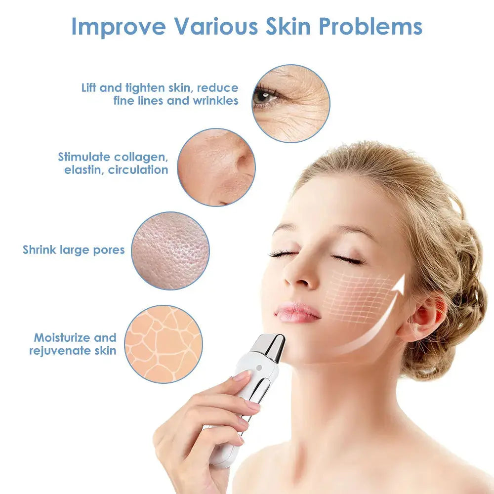 Galvanic Microcurrent Facial Machine for Skin Rejuvenation, Anti-Wrinkle Face Lifting, Tightening & Body Slimming Skin Care Tool