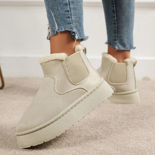 Soft Wool Lined Comfy Boots