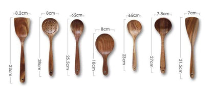 Teak Wooden Utensil Sets