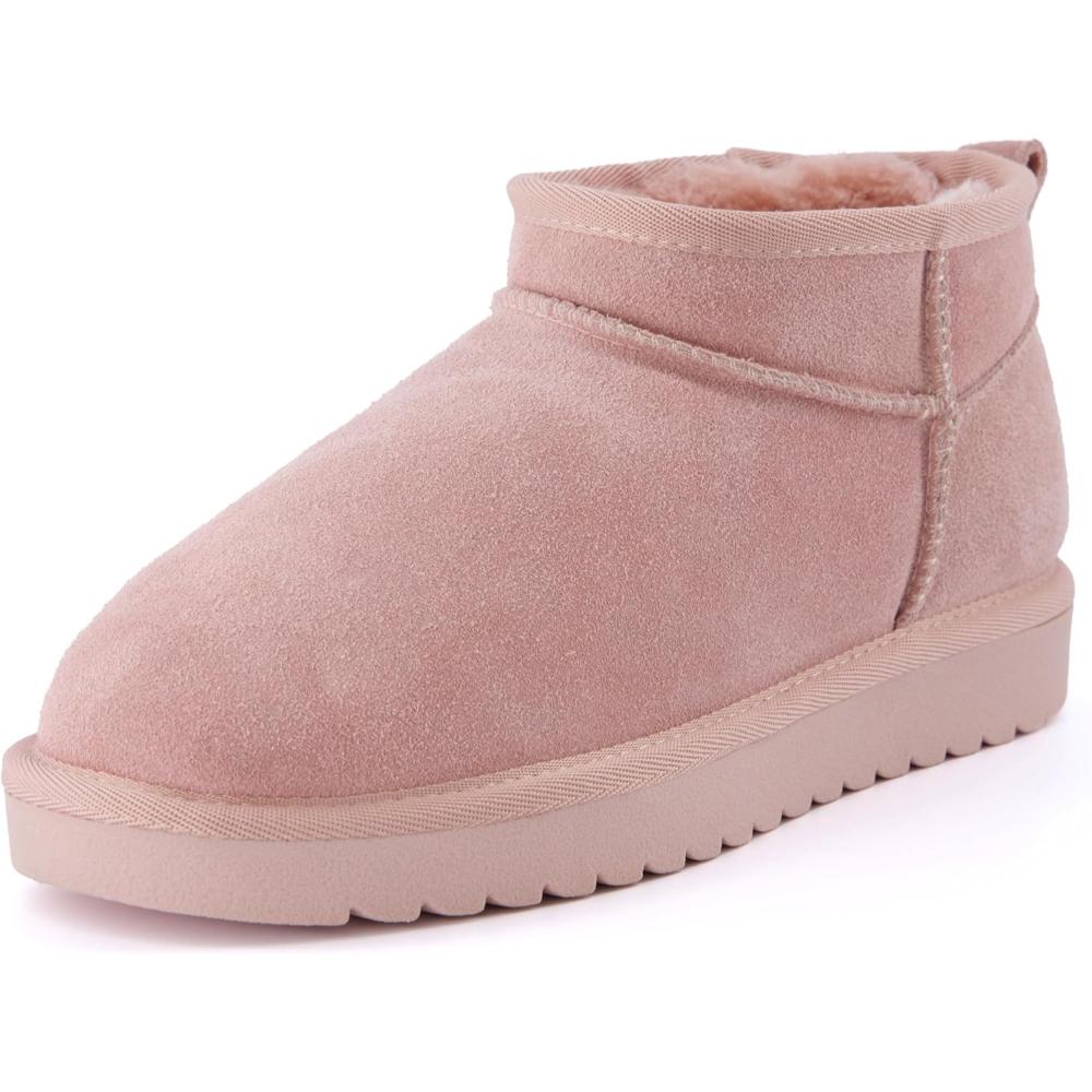 Plush Sherpa Winter Snow Boots