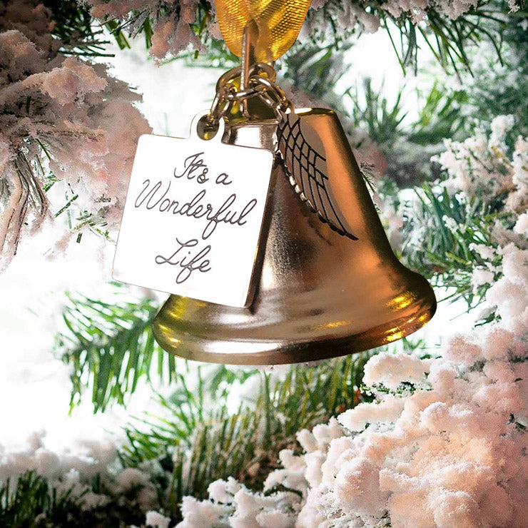 ❤🎅Christmas ornaments angel wings bell-memorial christmas gift🎁