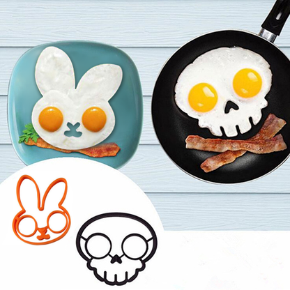 Halloween Horror Skull  Fried Egg Mold