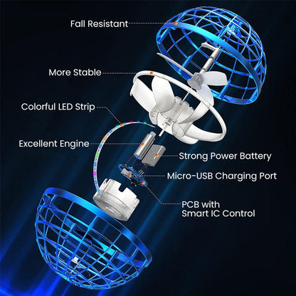 The Hoverball LED Magic Flying Orb Ball Toy